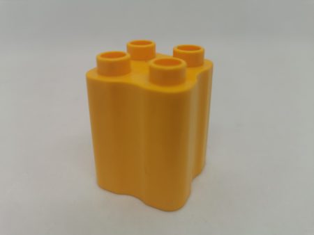 Lego Duplo Cub, trunchi palmier, trunchi copac (portocaliu) 