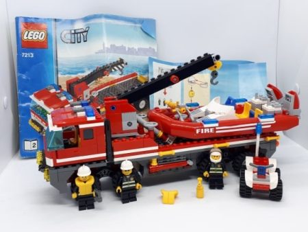 Lego City - Pompier si barca cu motor off-road 7213 (roata gri)