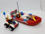 Lego City - Pompier si barca cu motor off-road 7213 (roata gri)