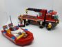 Lego City - Pompier si barca cu motor off-road 7213 (roata gri)