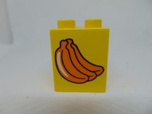 Lego Duplo Cub cu imagine - banana inaltime 2*2