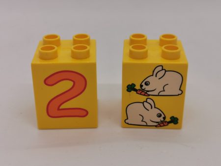 Lego Duplo Cub cu imagini - Numar+Cub cu imagini