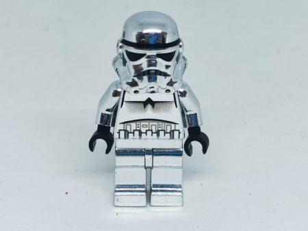 Lego Star Wars Figurina - Stormtrooper - Chrome Silver (sw0097) zs