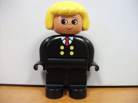 Lego Duplo om -  Femeie politist (gura putin uzata)