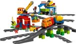 Lego Duplo Vehicul, masina, tren, sina,  barieră